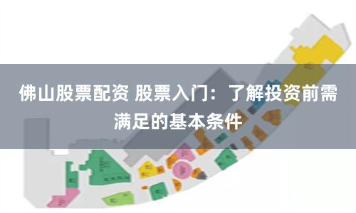 佛山股票配资 股票入门：了解投资前需满足的基本条件